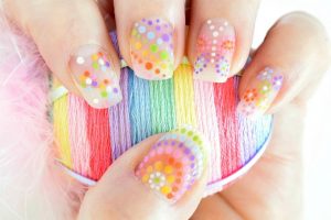 Rainbow Nails | yesilovewalmart.com