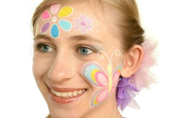 Face Painting Colorful Model1 | yesilovewalmart.com