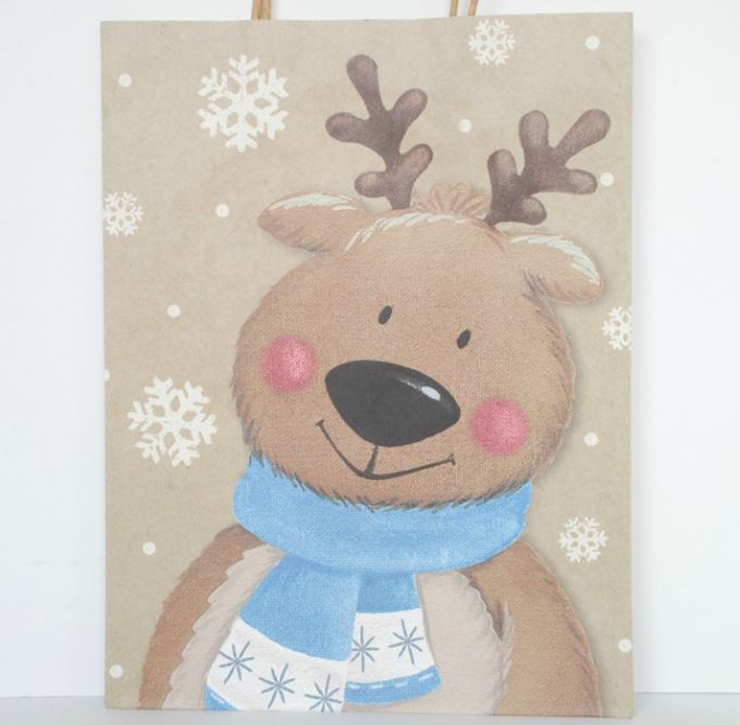 Christmas Decor - Reindeer - Paper Bag