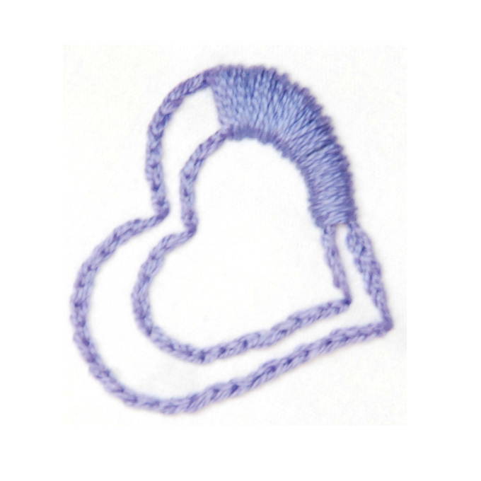 Embroidery Stitches - Satin Stitch 6