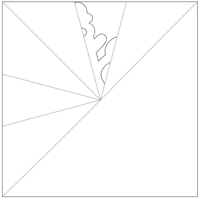 Snowflake, Folded Paper - Elsa Pattern