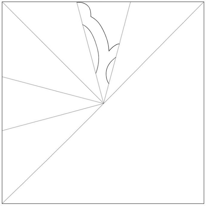 Snowflake, Folded Paper - Felicia Pattern