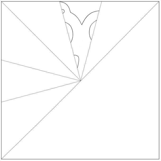 Snowflake, Folded Paper - Isbella Pattern