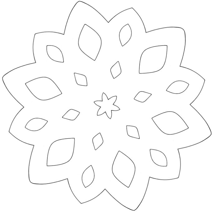 Snowflake - Maria Pattern | yesilovewalmart.com